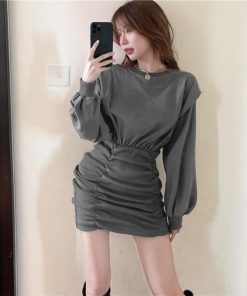 ワンピース | タイトシャーリング 韓国風