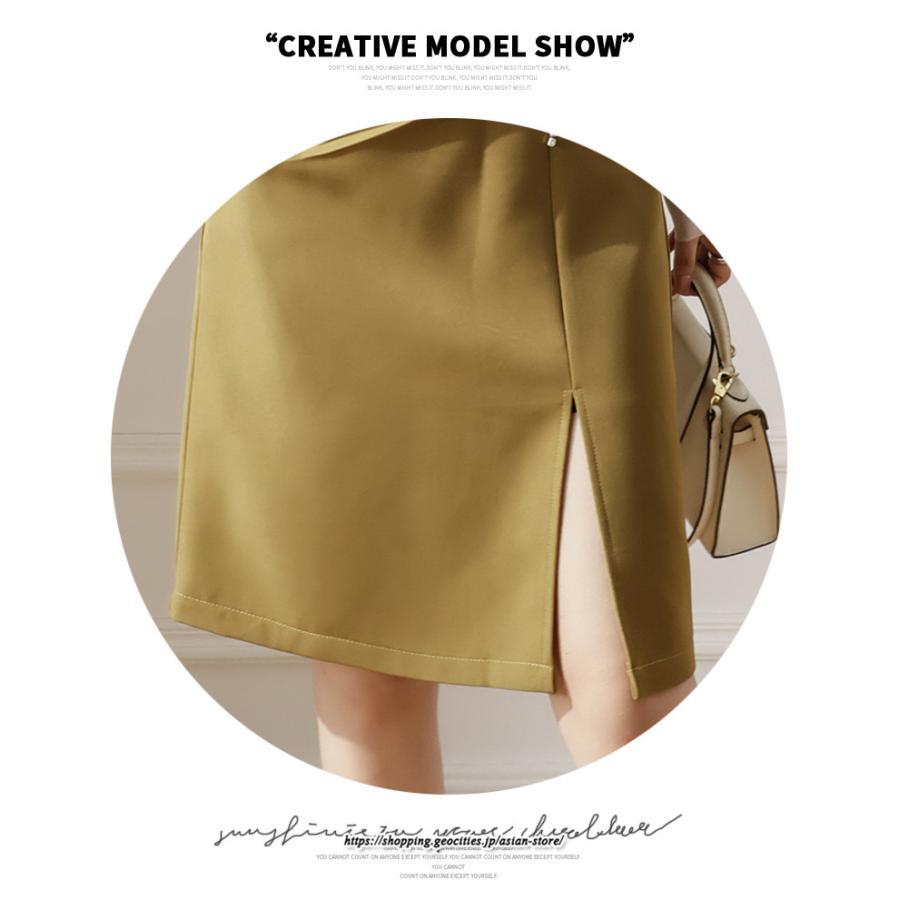 スカート | レディース ひざ丈 膝丈 オシャレ カジュアル Aライン スリット キレイめ 着痩せ 2022新作 通勤 通学 50代 秋冬コーデ 20代 30代 40代