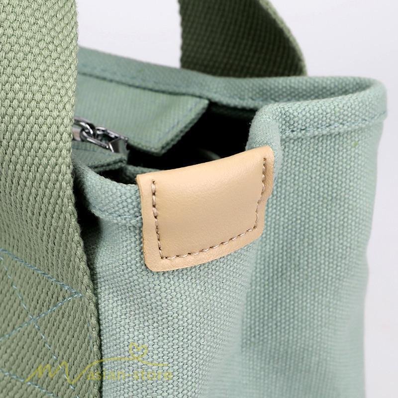 女性用バッグ | ミニトートバッグ レディース 仕切り キャンバス 帆布 ランチバッグ シンプル おしゃれ 通勤 通学 3つ仕切り マザーズバッグ かわいい おしゃれ 収納 多機能