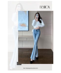 チノ・テーパード・ジョガー・スキニーパン | デニム レディース デニムパンツ パンツ スキニーデニム フレアパンツ 切り替え 着痩せ カジュアル 美脚 秋冬 おしゃれ 送料無料 ボトムス お出かけ カジュアル