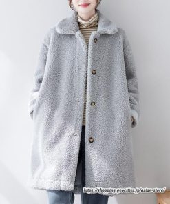 コート・ジャケット | ボアコート レディース アウター 秋冬 春 ボア 暖かい 防寒防風 コート ジャケット 長袖 あったか ふわふわ 無地 ボタン チェスターコート 大人 30代 ポケット