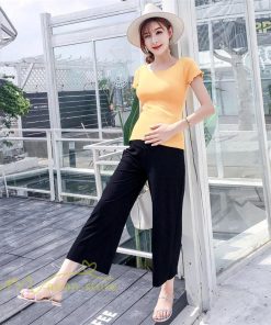 パンツ レギンス | マタニティパンツ 9分丈 レディース 着痩せ 無地 ワイドパンツ パンツ ボトムス 大きいサイズ 薄手 サマー 夏 ガウチョパンツ おしゃれ 新作 ゆったり ボトムス