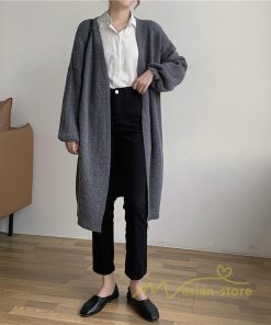 カーディガン | ロングニット2022秋冬 レディース アウター パフスリーブ 羽織り 長袖 ニット 20代40代 ニットカーデ 通学通勤 大人 セーター