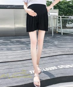 ショートパンツ | マタニティパンツ 妊婦 産前 レディース 着痩せ パンツ ショート丈 無地 夏 新作 サマー おしゃれ サマーパンツ 上品 ゆったり きれいめ ウエスト調整 日常感