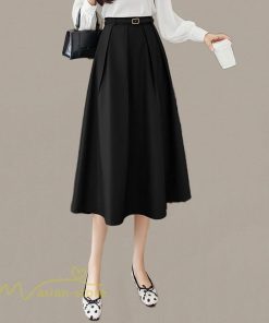 スカート | ロング丈 ボトムス レディース デイリー 上品 20代30代40代50代 カジュアル 通勤通学 お出かけ 着痩せ 夏物 韓国風 エレガント 体系カバー