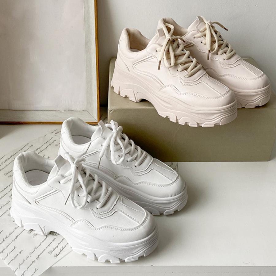 シューズ | 厚底スニーカー レディース ローカット