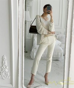 ニット・セーター | ニット サマーニット レディース トップス カットソー ニットソー Vネック 透かし編み 長袖 クルーネック Tシャツ ゆる 薄手 Tシャツ カジュアル リラックス