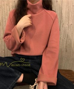 パーカー | トレーナー レディース 厚手 秋冬 コーデ 無地 ハイネック トルネック 長袖 着回し 裏起毛 暖かい 可愛い フリーサイズ ゆったり 7色 プルオーバー カジュアル