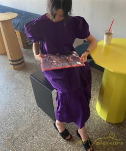 マキシ | ワンピース 半袖 レディース 夏服 ロングワンピース フレアワンピース ギャザー 無地 可愛い 大人 ワンピ 海 50代60代 お出かけ サマー 20代30代40代