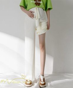 パンツ レギンス | ワイドパンツ マタニティウェア レディース 妊婦 マタニティパンツ 春 夏 秋 新作 薄手 妊婦服 産前 ウエスト調整 柔らか シンプル カジュアルパンツ 無地