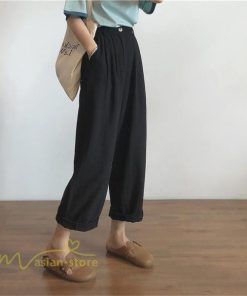 ワイドパンツ | レディース 春コーデ ボトムス 美脚 スウェット ハイウェスト ロング丈 スカーチョ ロング 薄手 春夏 着やせ 体型カバー コーデ 無地インスタ映え