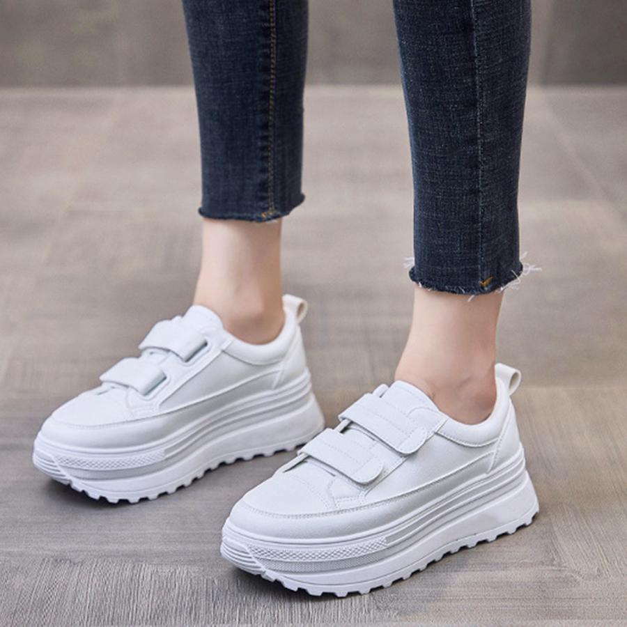 ショートブーツ | 厚底スニーカー韓国風ボリュームソール春夏