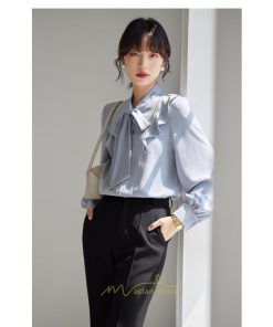シャツ・ブラウス | ブラウス シャツ レディース 40代 上品 ブラウス きれいめ 通勤 OL ビジネス ゆったり リボン 蝶結び 20代30代40代50代 キレイめ 秋服 オフィス