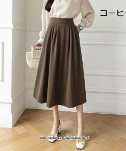 スカート | フレア ロングレディース 40代 きれいめ おしゃれ 着痩せ 秋 冬 ボトムス ロング 30代 20代 50代 暖か Aラインラシャ