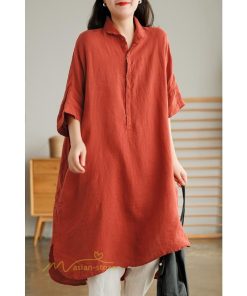 送料無料SALE | ワンピース レディース 夏 カットソー シャツワンピース スカート 麻 綿 大きいサイズ サマー Tシャツ 可愛い 30代 40代 20代 体型カバー ゆったり 送料無料