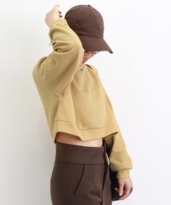 Tシャツ・カットソー | ショート丈スウェット レディース 韓国風