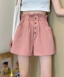 ショートパンツ | レディース サマーパンツ 夏コーデ 新作 おしゃれ ハイウエスト 無地 きれいめ 女性着 アウトドア ゆったり お出かけ パンツ ワイドパンツ 日常