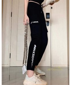 その他 | カーゴパンツ レディース ロングパンツ テーパード シルエット ボトムス 長ズボン ヒップホップ 流行 格好いい ストリート 大きいサイズ ゆったり デザイン