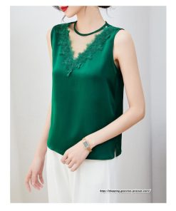 キャミソール タンクトップ | タンクトップ レディース 秋 秋服 レイヤード インナー ノースリーブ 重ね着 夏秋物 ベーシック しわにくい とろっと滑らかな肌触りの落ち感素材 Vネック