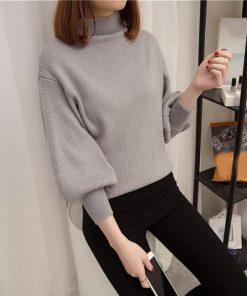 ニット・セーター | ニット レディース ショート丈 パフスリーブ セーター トップス 可愛い 通学通勤 インナー ニットセーター 柔らかい 秋冬 ストレッチ パフスリーブニット