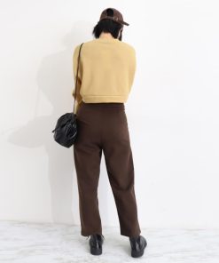 Tシャツ・カットソー | ショート丈スウェット レディース 韓国風