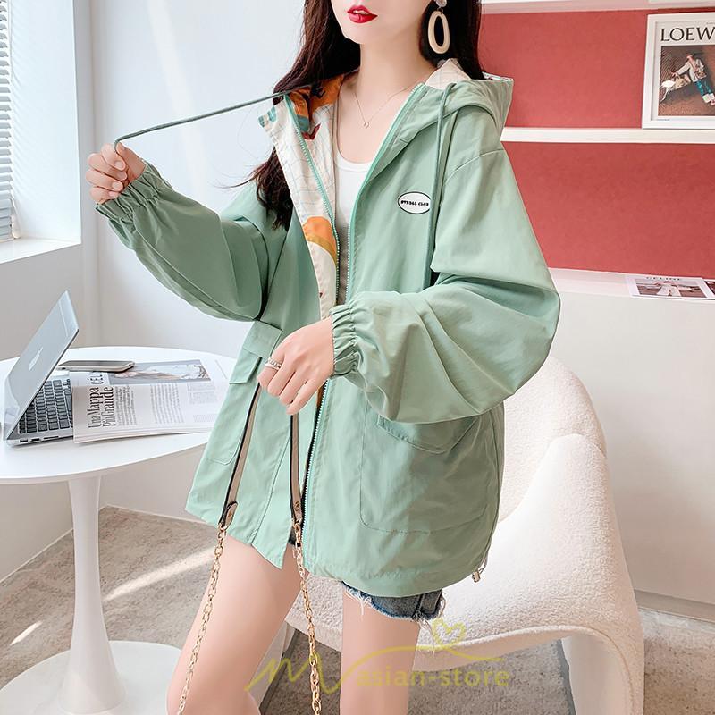 コート・ジャケット | ジャケット パーカー レディース カジュアル フード付き 両面使え コットン ルームウェア 部屋着 お出かけ 20代30代40代50代 通勤 スポーツ 通学 運動