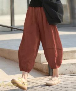 ワイドパンツ | パンツ 無地 レディース 着痩せ かわいい 9分丈 カジュアルパンツ テーパードパンツ ガウチョパンツ 40代 30代 体型カバー 20代 お出かけ