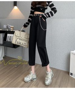 ワイドパンツ | レディース ロング丈 ストリート風 ロングパンツ シンプル 秋冬コーデ 体型カバー ウエストゴム お出かけ ポケット ハイウエスト ゆったり