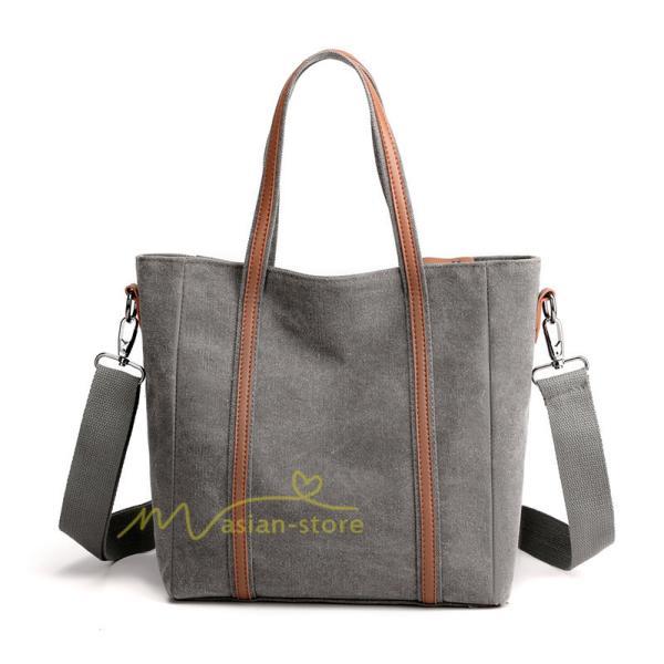 女性用バッグ | ショルダーバッグ レディース 斜めがけ 2way キャンバス 帆布 大きめ ハンドバッグ トートバッグ おしゃれ 多機能 上品 20代30代40代50代 かわいい トレンド