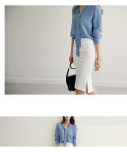 スカート | タイトスリット セクシーAライン 通勤 ハイウエスト 無地 レディース オフィス OL 膝丈大きいサイズ