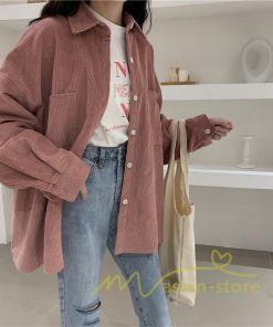 在庫ある | シャツ レディース ロングシャツ 秋服 長袖 トップス コーデュロ イシャツ 羽織り カーディガン 2 Way 20代30代40代 ゆったり 大きめ 通学通勤 体型カバー