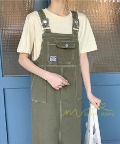 オーバーオール サロペット | サロペットスカート ロングスカート オーバーオール ジャンパースカート デニムスカート レディース キュート ゆったり カジュアル 着痩せ お出かけ シルエット