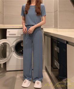 パジャマ ルームウェア | パジャマ レディース 夏 半袖 ルームウェア 涼しい 部屋着 ナイトウェア 寝間着 上下セット 薄手パジャマ 柔らかく軽い薄手の快適Tシャツパジャマ 部屋着