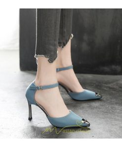 パンプス | ハイヒール ポインテッドトゥ ヒール5cm7cm8.5cm パーティー フォーマル ストラップ ピンヒール 大きいサイズ 歩きやすい 靴 結婚式 パーティ