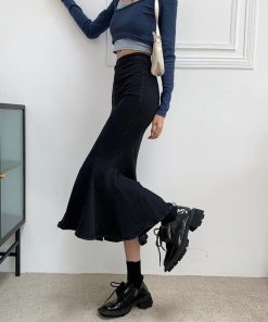 ロングスカート | デニムマーメイドスカート大人セクシー