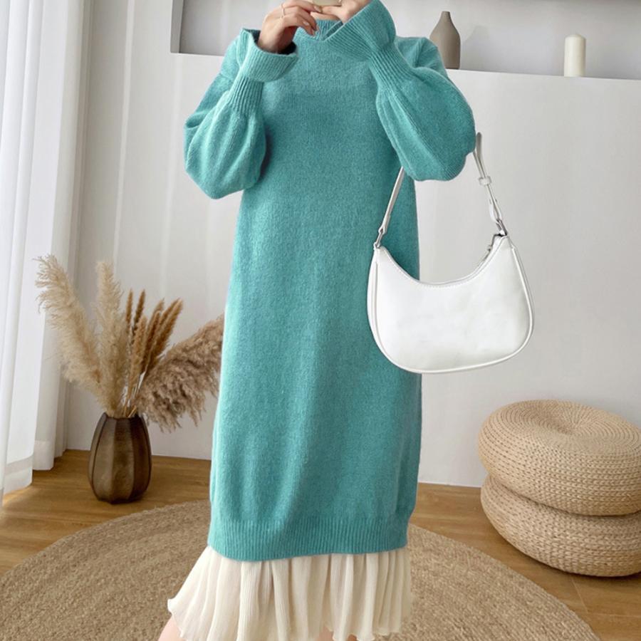 ワンピース | ニット ドッキングカジュアル