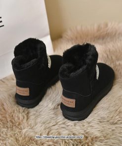 ブーツ | ムートンレディース 靴 スノーシューズ 裏起毛 防寒 内ボア 冬靴 おしゃれ 2022新作 美脚 疲れない 保温 美脚 歩きやすい あったか 可愛い 冬
