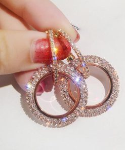 その他アクセサリー | キラキラピアス 痛くない ビジュー レディース リングピアス 華奢 サークルピアス