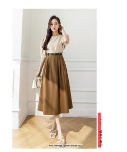 スカート | ロングきれいめ レディース Aラインデート 20代 30代 40代 50代 秋 冬 あったか 通勤 ハイウエスト お出かけ 細見え ベルト付き