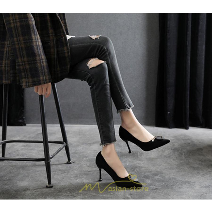 パンプス | ハイヒール ポインテッドトゥ 通勤 OL ビジネス ヒール5cm7cm8.5cm パーティー ピンヒール 大きいサイズ 20cm-27cm 結婚式 パーティ 小さいサイズ