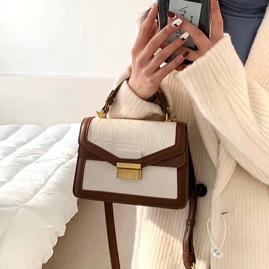 ショルダーバッグ | クロコ型押し 韓国風