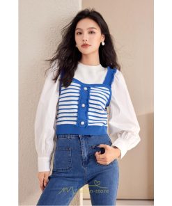 シャツ・ブラウス | ブラウス 切り替え レイヤード風 カットソー 重ね着 レディース 春秋 Tシャツ チュニック ゆったり きれいめ オシャレ 長袖 20代30代40代50代 カジュアル