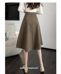 スカート | ロング秋 冬 レディース ボトムス ロング ゆったり Aライン秋 冬 春 キレイめ 着痩せ 2022新作 通勤 通学 細見え 高見え 40代 50代 20代 30代