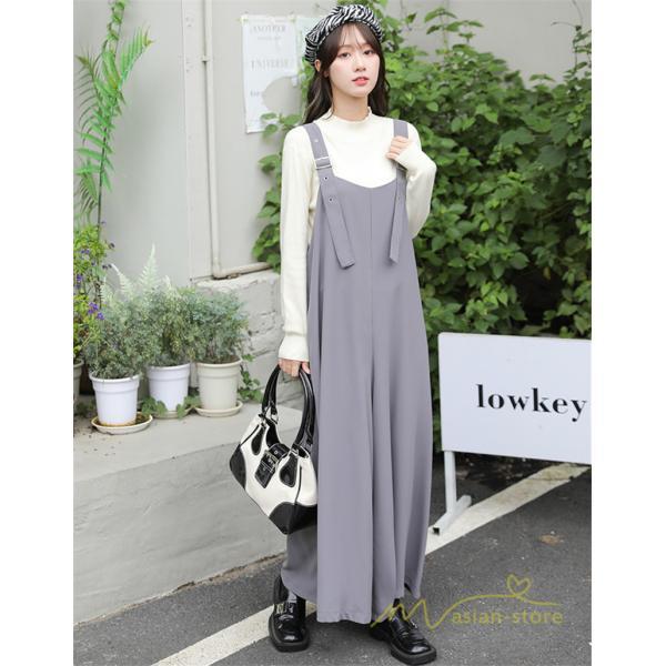 オーバーオール サロペット | サロペット 夏秋物 オーバーオール オールインワン ガウチョパンツ ワイドパンツ スカーチョ レディース 無地 送料無料 調整可 20代30代40代 可愛い 着痩せ