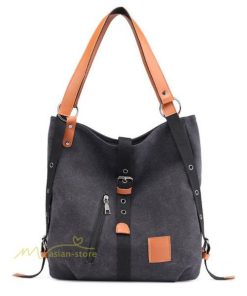 女性用バッグ | ショルダーバッグ リュック バッグ カバン レディース 帆布バッグ ズック カジュアル 旅行 肩掛け 手提げ シンプル エコバッグ ハンド 通勤通学 洗え 便利 収納