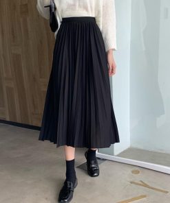 ロングスカート | プリーツスカート ハイウエスト 着やせ