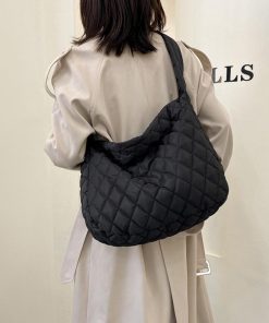 トートバッグ | キルトショルダーバッグダウン風レディース