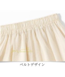 送料無料SALE | スカート 夏 Aラインスカート 切り替え 無地 ウエストゴム 膝下丈 ハイウエスト ミモレ丈 裏地付き プリンセス 可愛い 30代40代 サマー 女っぽい 軽量 ふんわり