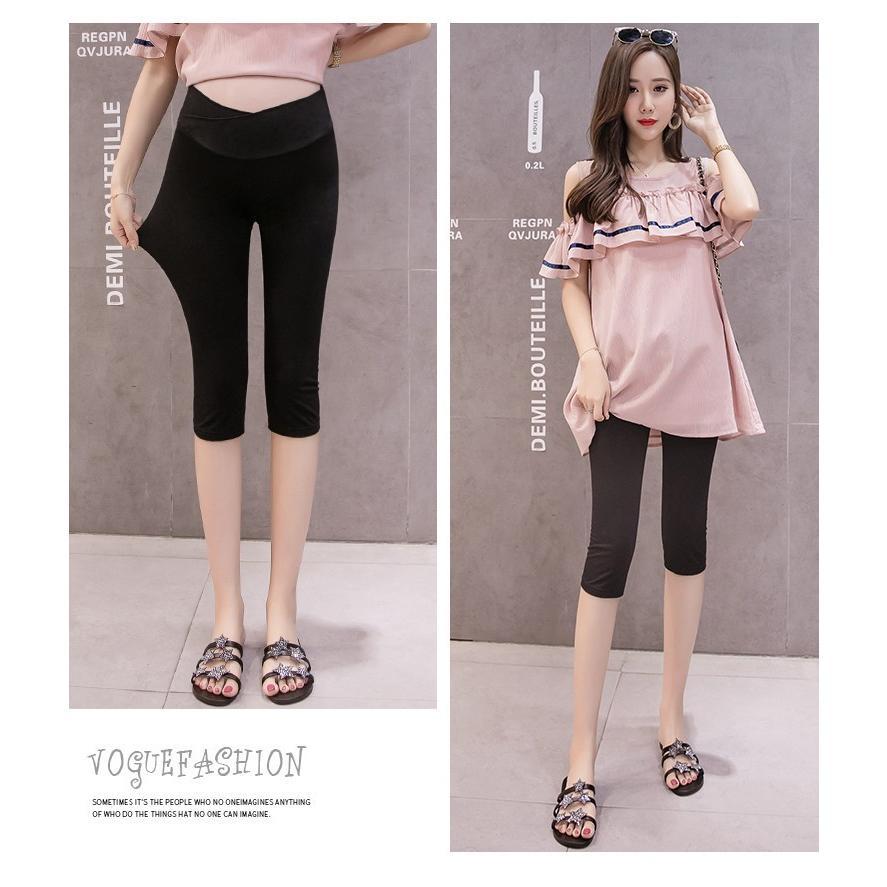 パンツ レギンス | マタニティレギンス マタニティパンツ マタニティウェア M L XL XXL ストレッチ柔らか 2020春夏 マタニティ服 七分丈パンツ