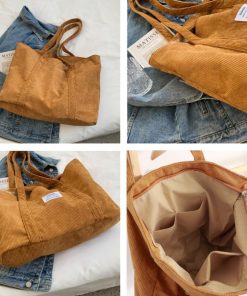 トートバッグ | コーデュロイ 大容量カバン